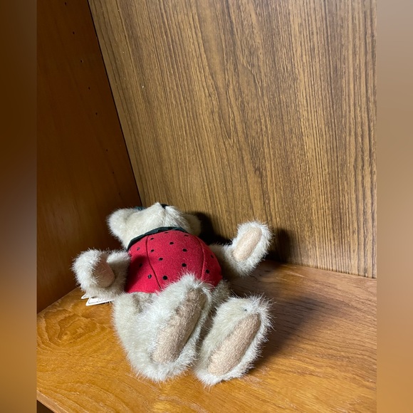 Vintage Boyd’s  Gen-Yoo-Wine Stuffed Bear Toy Strawberry Design 9" - Picture 6 of 6